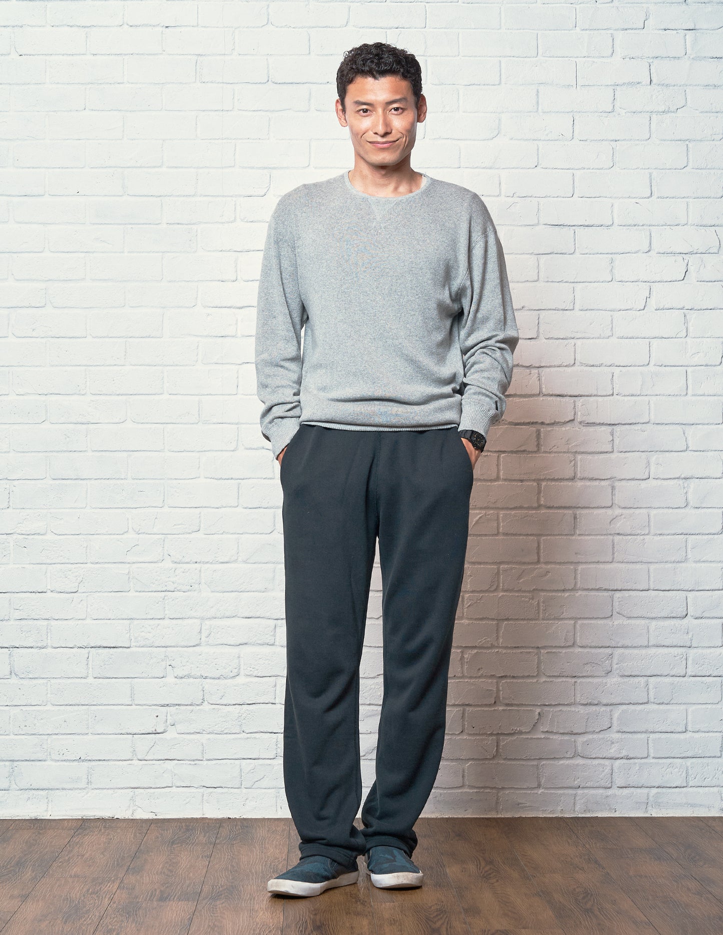 Crew neck Knit / Grey