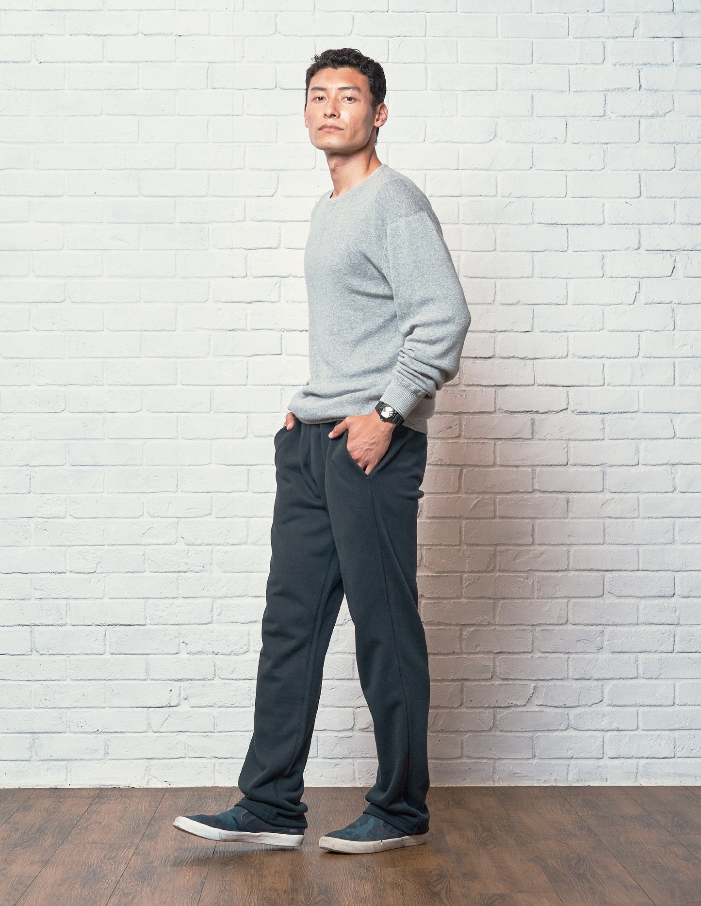 Crew neck Knit / Grey