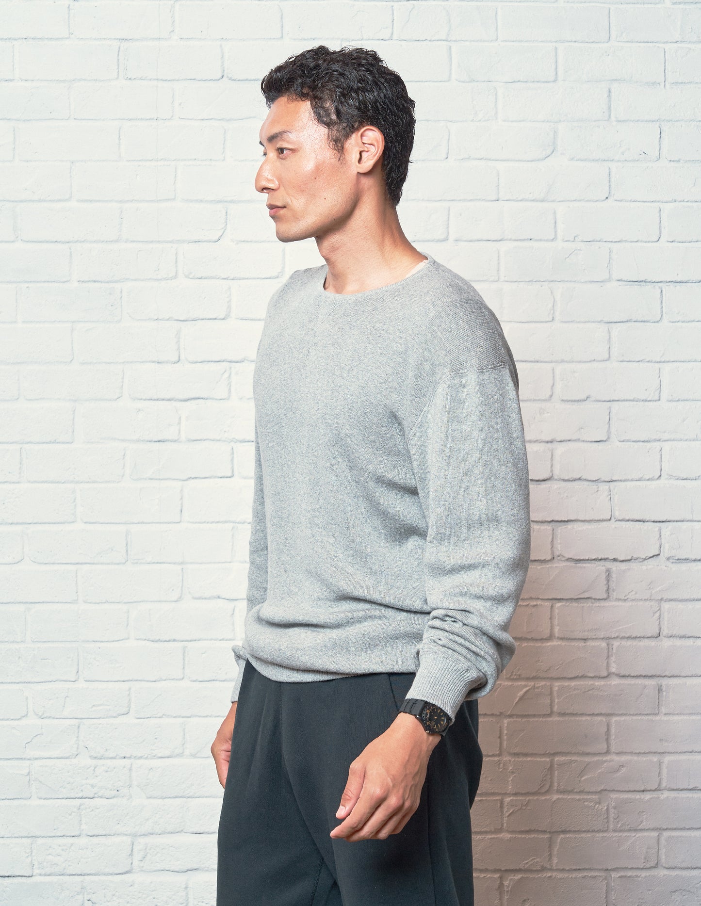 Crew neck Knit / Grey