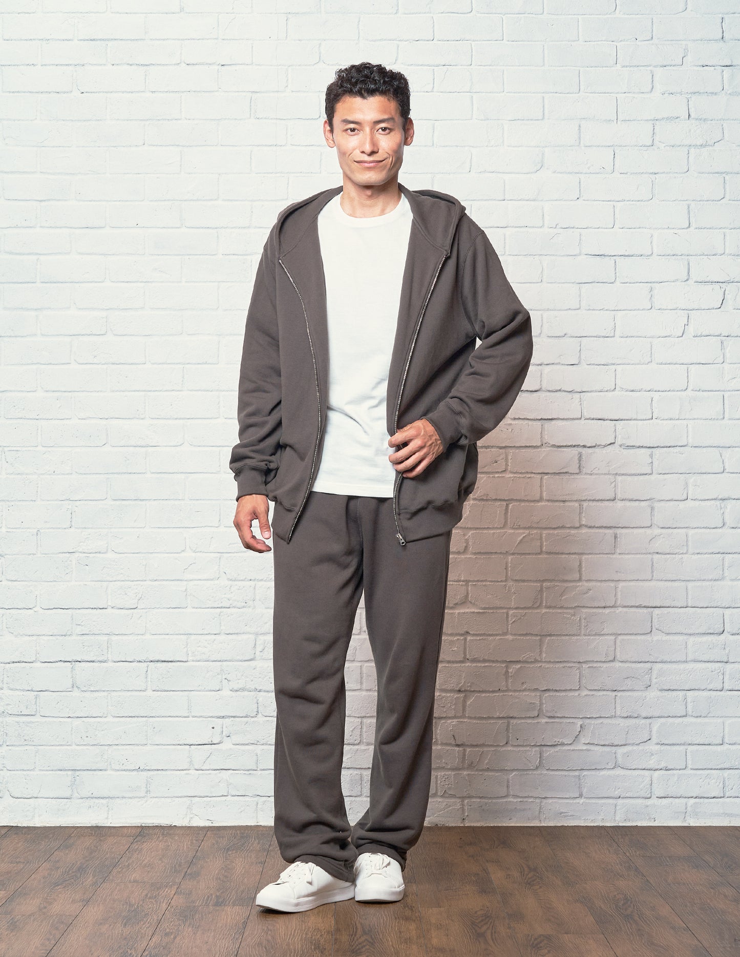 Zip up Parker / Grey