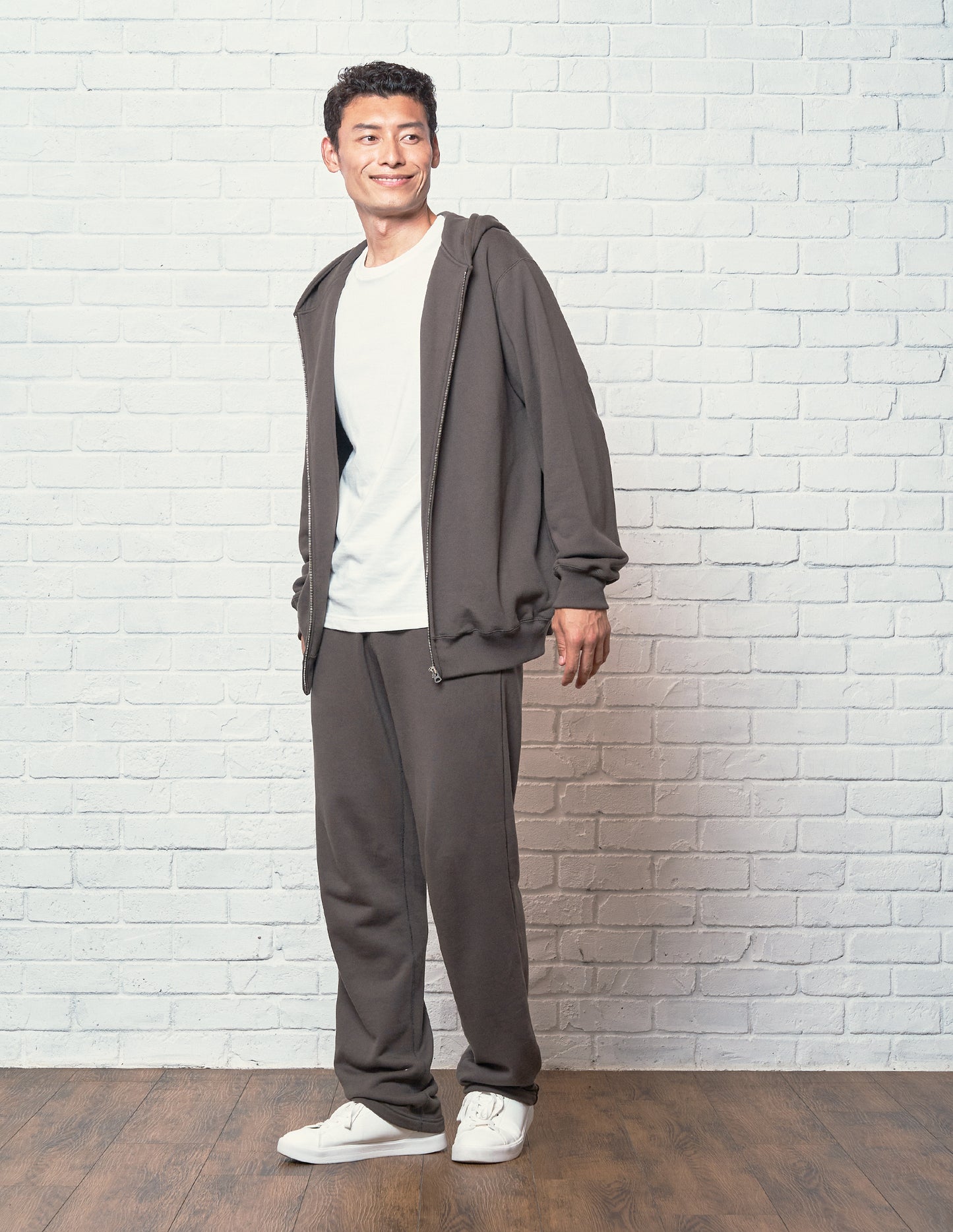 Zip up Parker / Grey